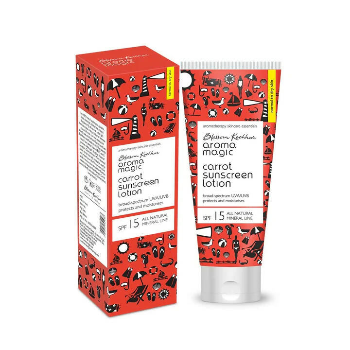 Blossom Kochhar Aroma Magic Carrot Sunscreen Lotion | Grocsy
