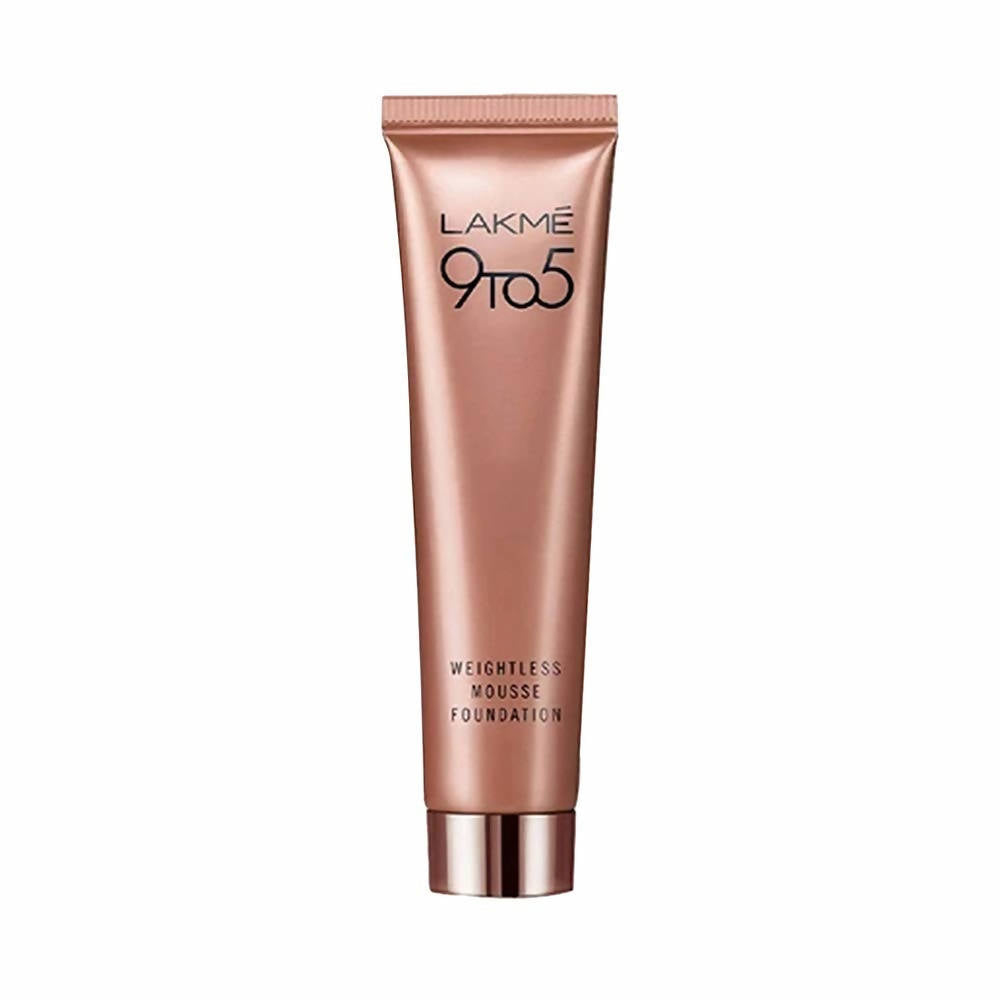 Lakme 9To5 Weightless Mousse Foundation - Nude Brown | Grocsy