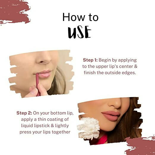 Love Earth Liquid Mousse Matte Lipstick - Pinks | Grocsy