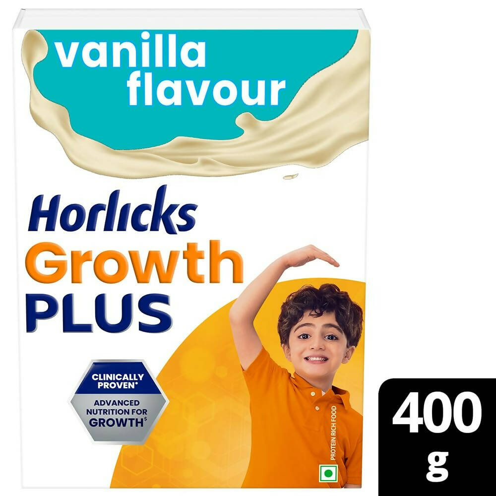 Horlicks Growth Plus Health & Nutrition Drink for Kids Faster Growth with Protein | Grocsy