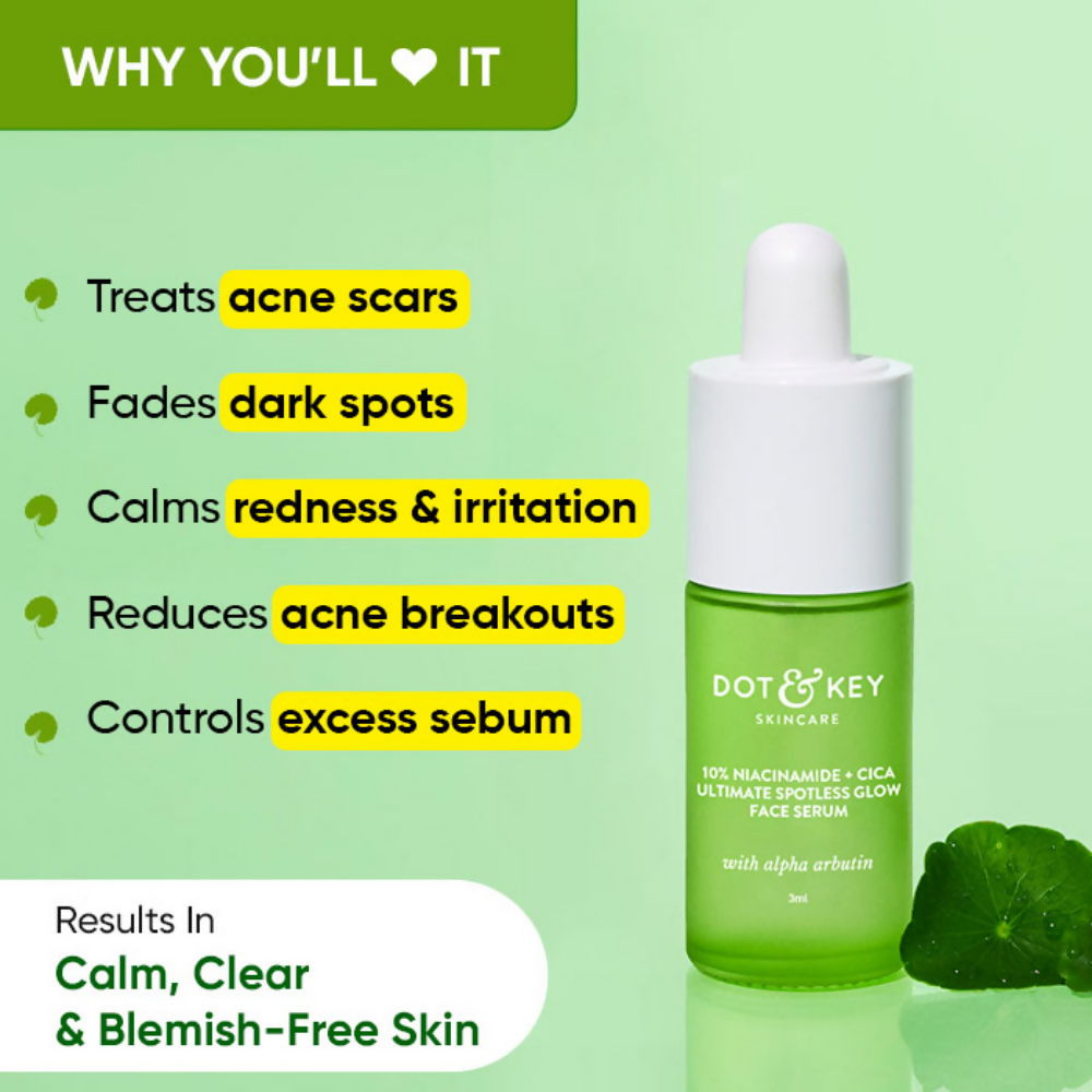 Dot & Key 10% Niacinamide Cica Face Serum | Grocsy