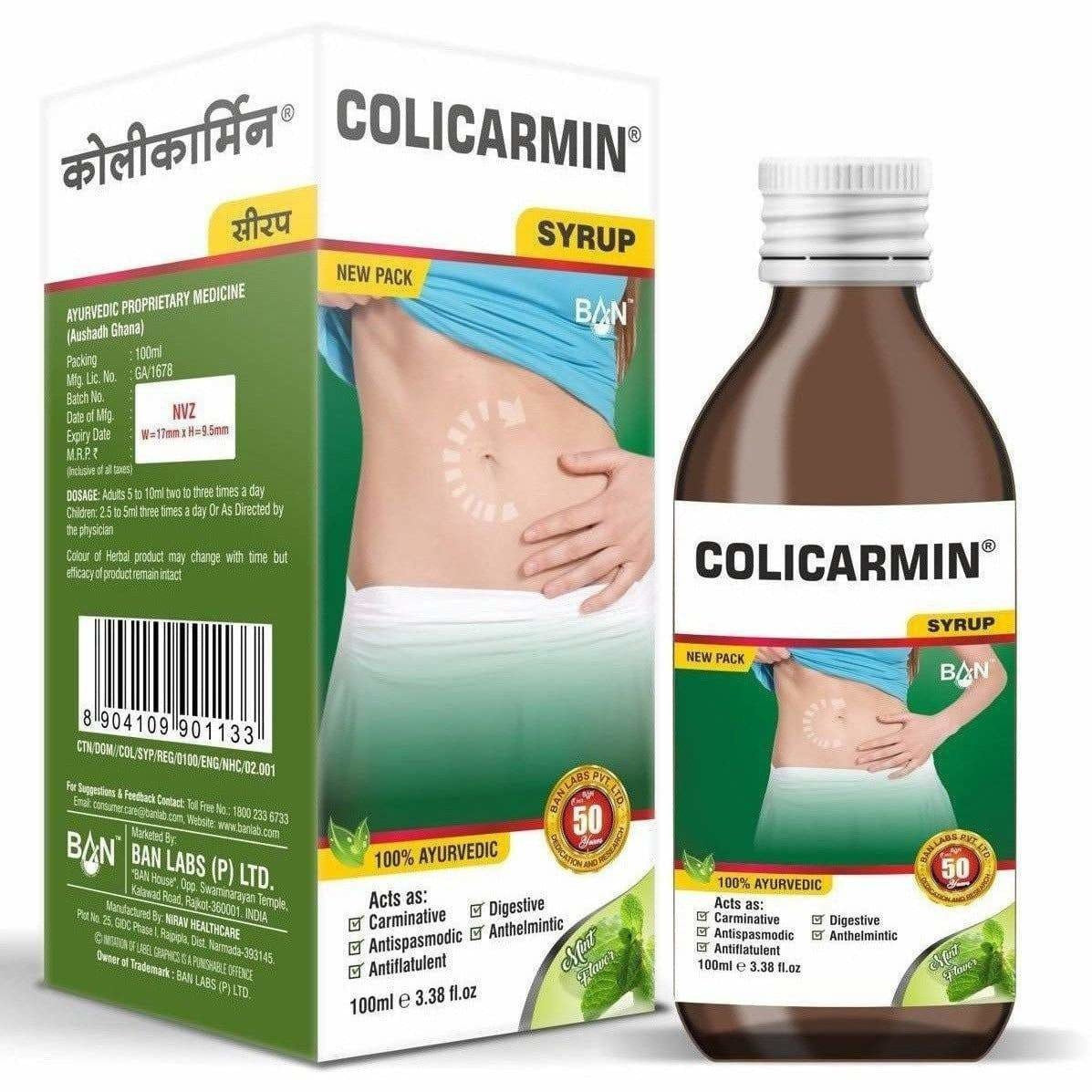 Ban Labs Colicarmin Syrup | Grocsy