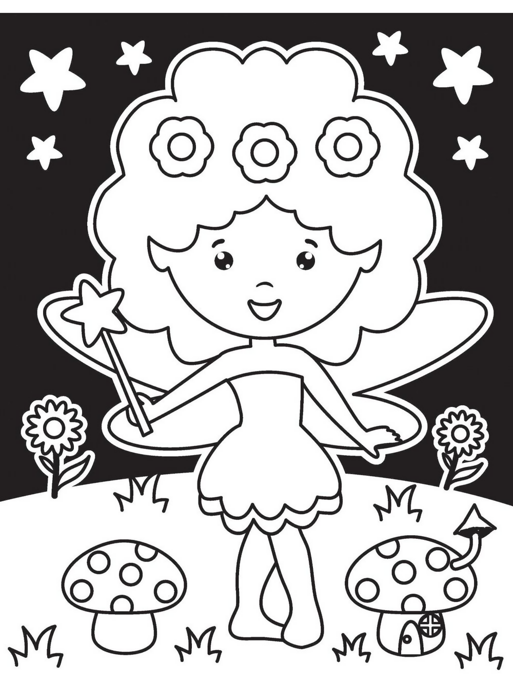 Dreamland Publications Little Fairy Neon Colour and Sticker Dots Book Over 500 Stickers For Kids | Grocsy