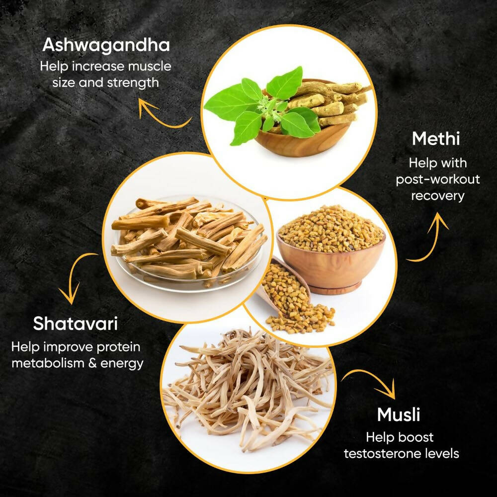 Dr. Vaidya's Herbobuild Capsules | Grocsy