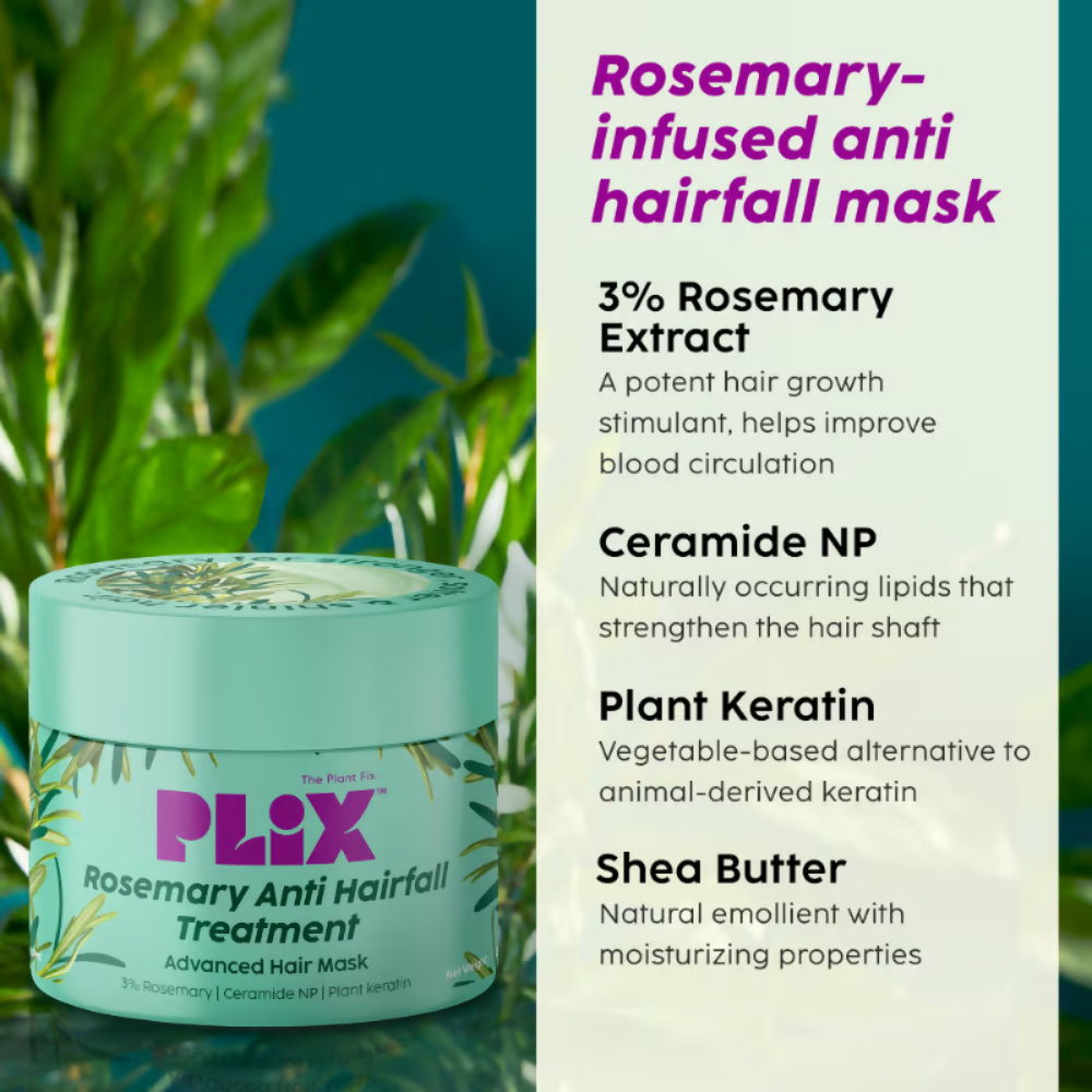 PLIX The Plant Fix Rosemary Advanced Hair Kit | Grocsy