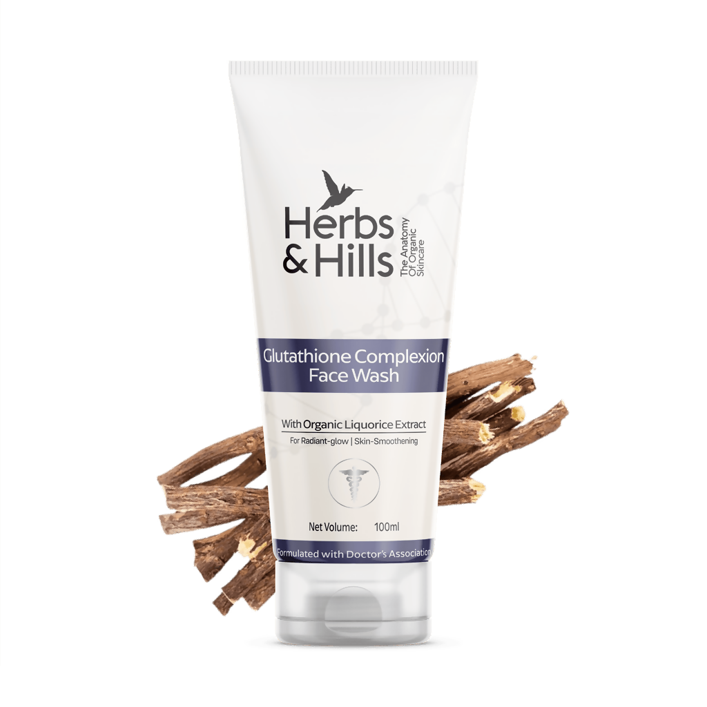 Herbs & Hills Glutathione Complexion Face Wash | Grocsy
