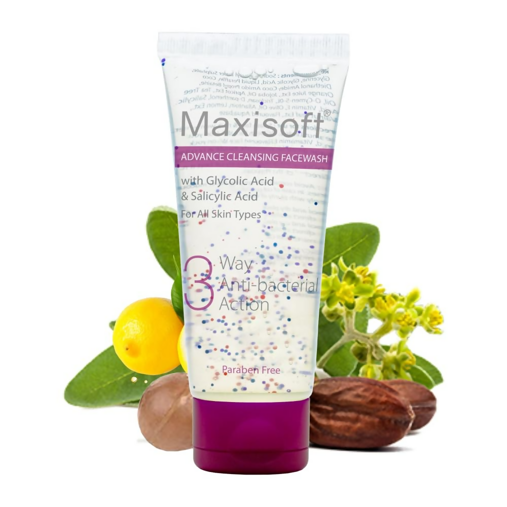 Maxisoft 3 Way Antibacterial Face Wash | Grocsy