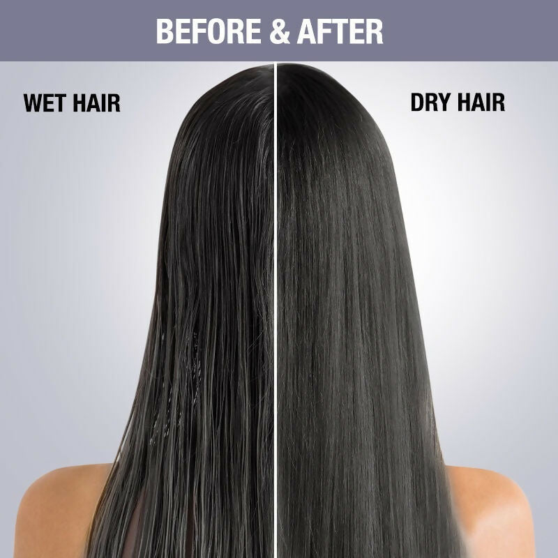 Nykaa Naturals Microfiber Hair Wrap for Frizz Free & Shiny Hair - Grey | Grocsy