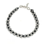 Mominos Fashion Kamal Johar Oxidised Silver Butterfly Anklets | Grocsy