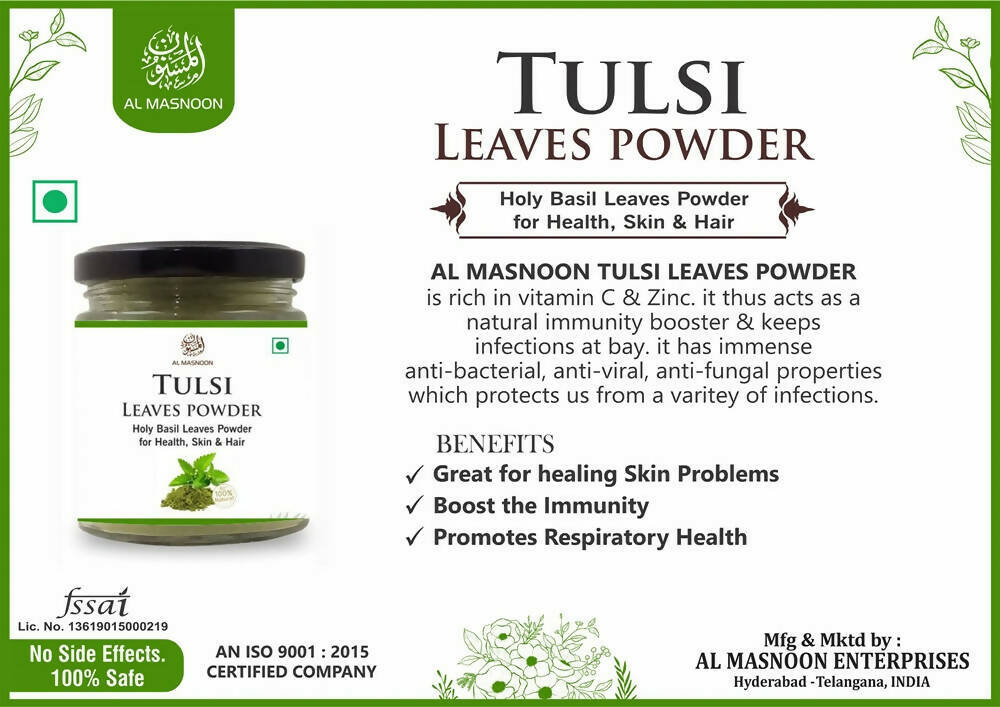 Al Masnoon Tulsi Powder | Grocsy