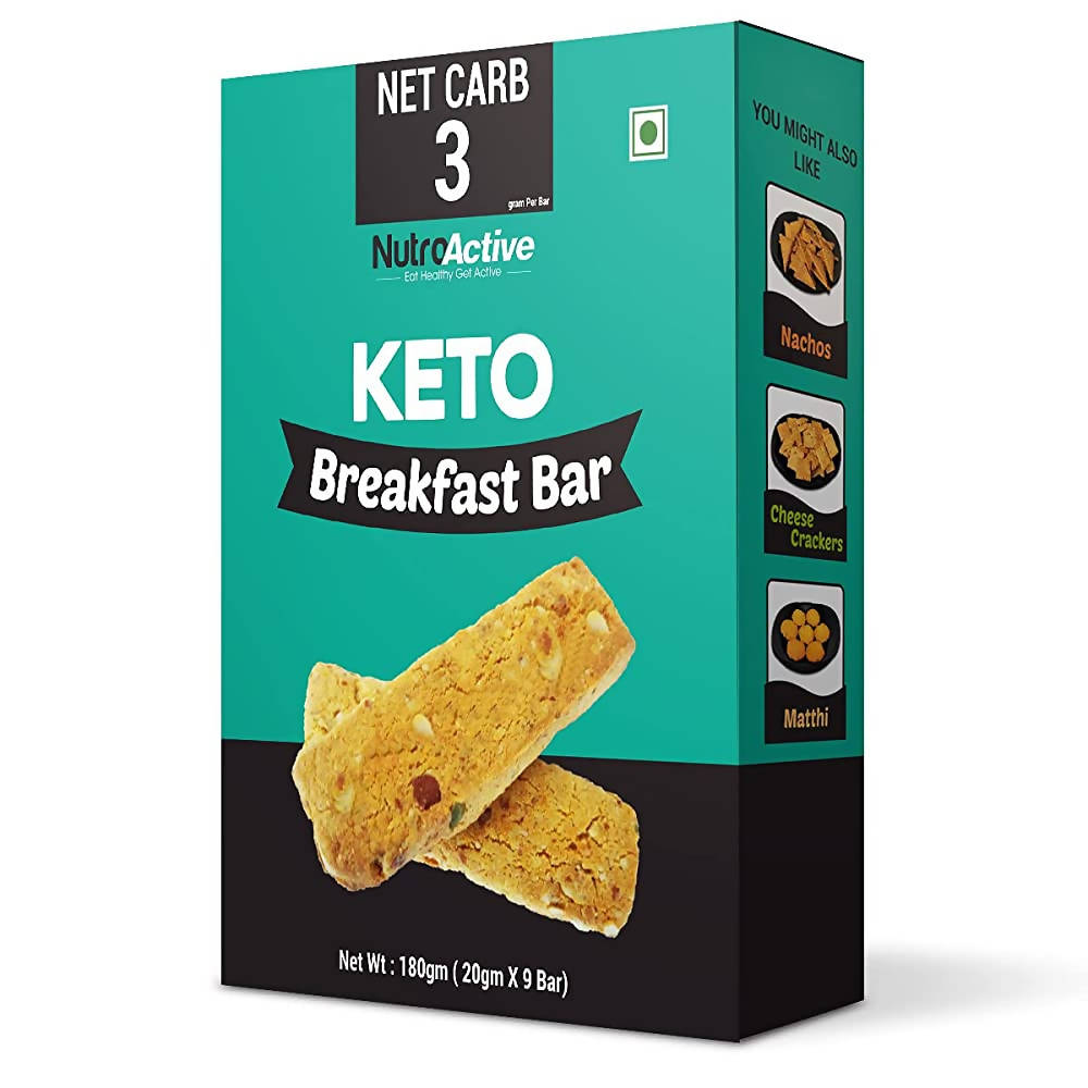 NutroActive Keto Breakfast Bar | Grocsy