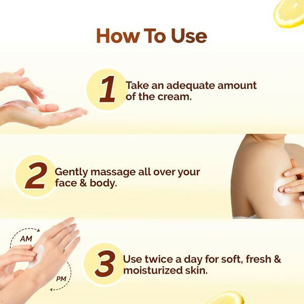 Mamaearth Vitamin C Daily Glow Light Moisturizing Cream with Turmeric & Vitamin C For Skin Brightening | Grocsy
