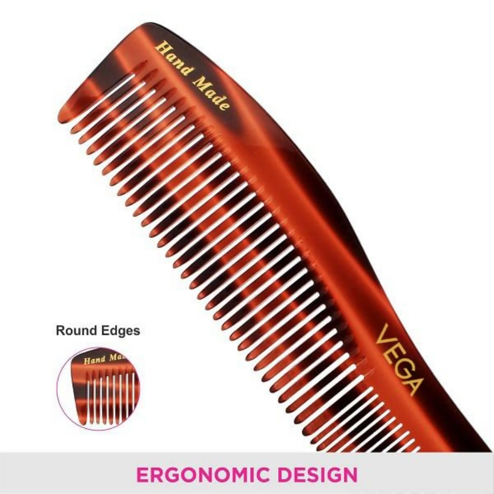 Vega Handcrafted Graduated Dressing Comb - HMC-01D | Grocsy