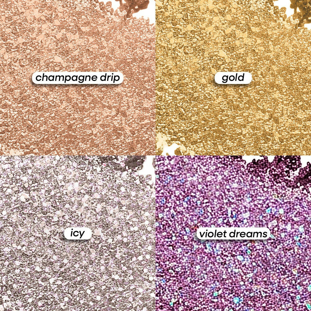 Nykaa Diamond Jelly Cooling Shimmer Eyeshadow Stick - Multi-Use, High Shine Glitter - Icy | Grocsy