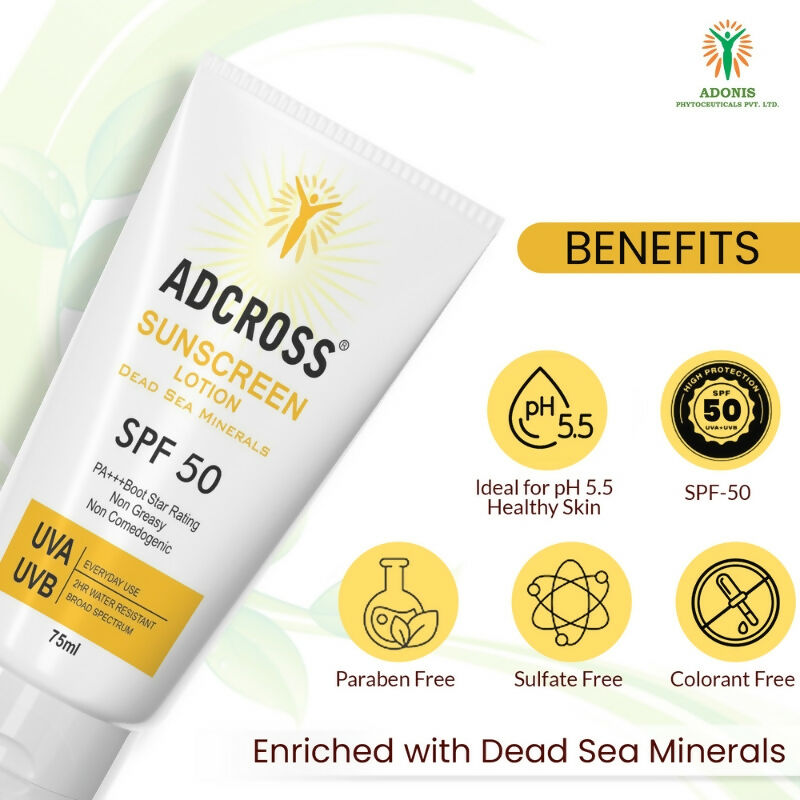 Adonis Adcross Sunscreen Lotion | Grocsy