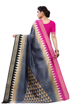 Vamika Grey Linen Jari Border Saree (GUNJAN GREY) | Grocsy