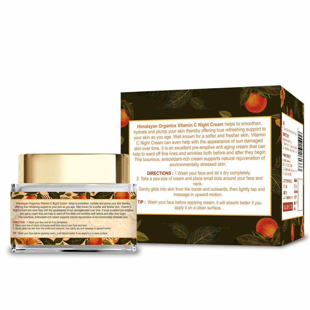 Himalayan Organics Vitamin C Night Cream | Grocsy