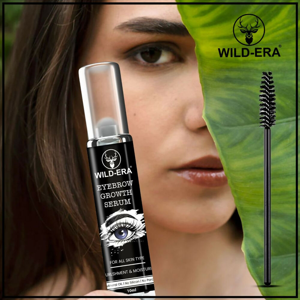 Wildera Eyelash Enhancer Nourishing Eyebrow Lashes Growth EyeLash Hair Growth & Volume Serum With Castor Oil & Vitamin E | Grocsy