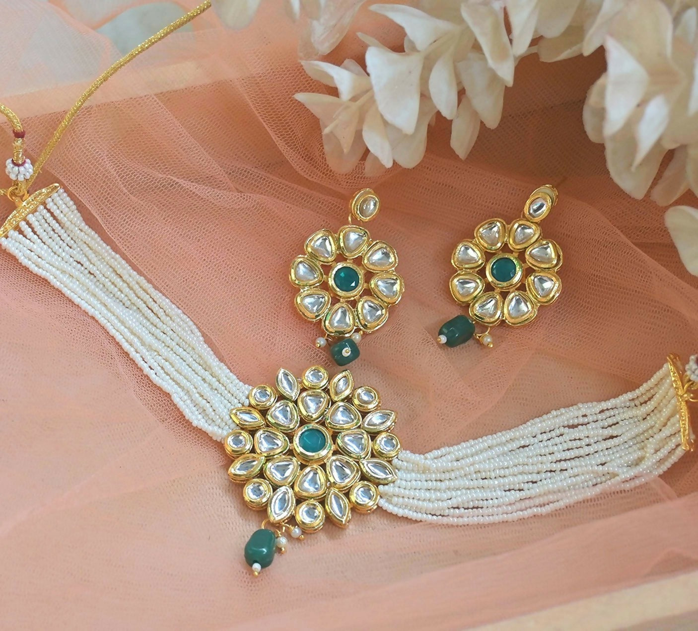 Joban Fashion Copper Kundan Choker | Grocsy