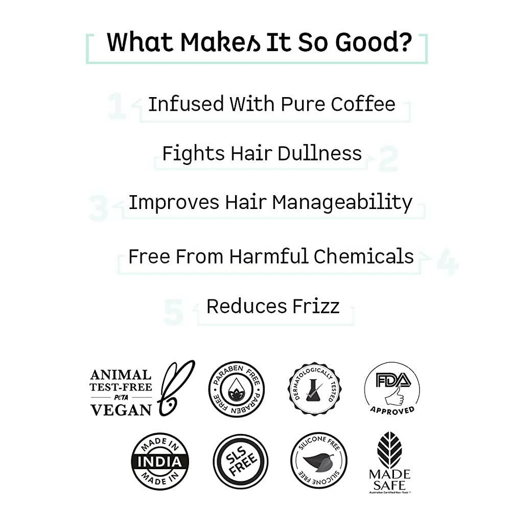 mCaffeine Naked & Raw Coffee Hair Serum | Grocsy