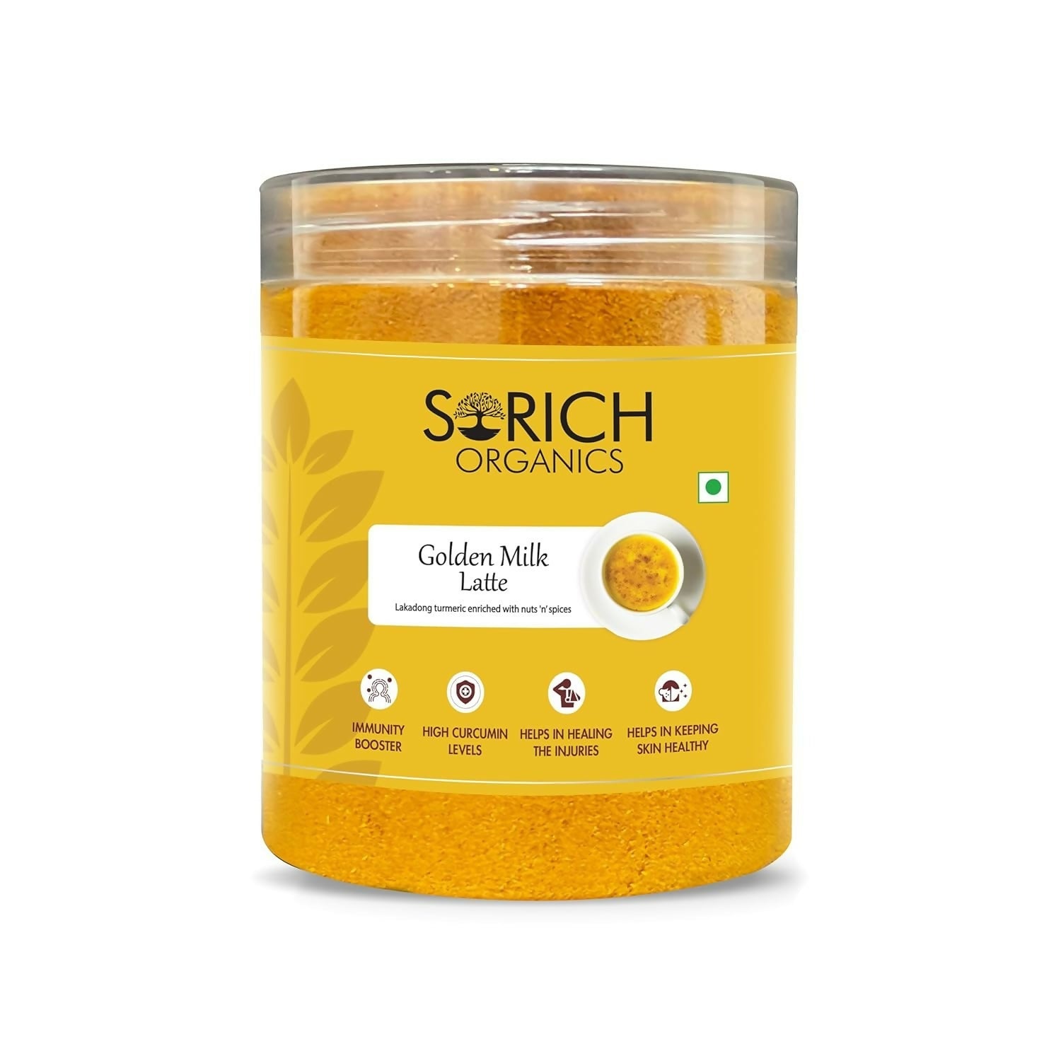 Sorich Organics Golden Milk Turmeric Latte Mix Powder | Grocsy