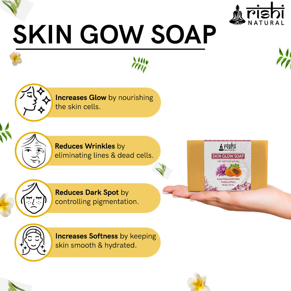 Rishi Natural Skin Glow Soap | Grocsy