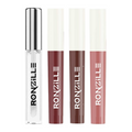 Ronzille Non Transfer Matte Liquid Lipstick Plus Lip Gloss - Nudes And Browns | Grocsy