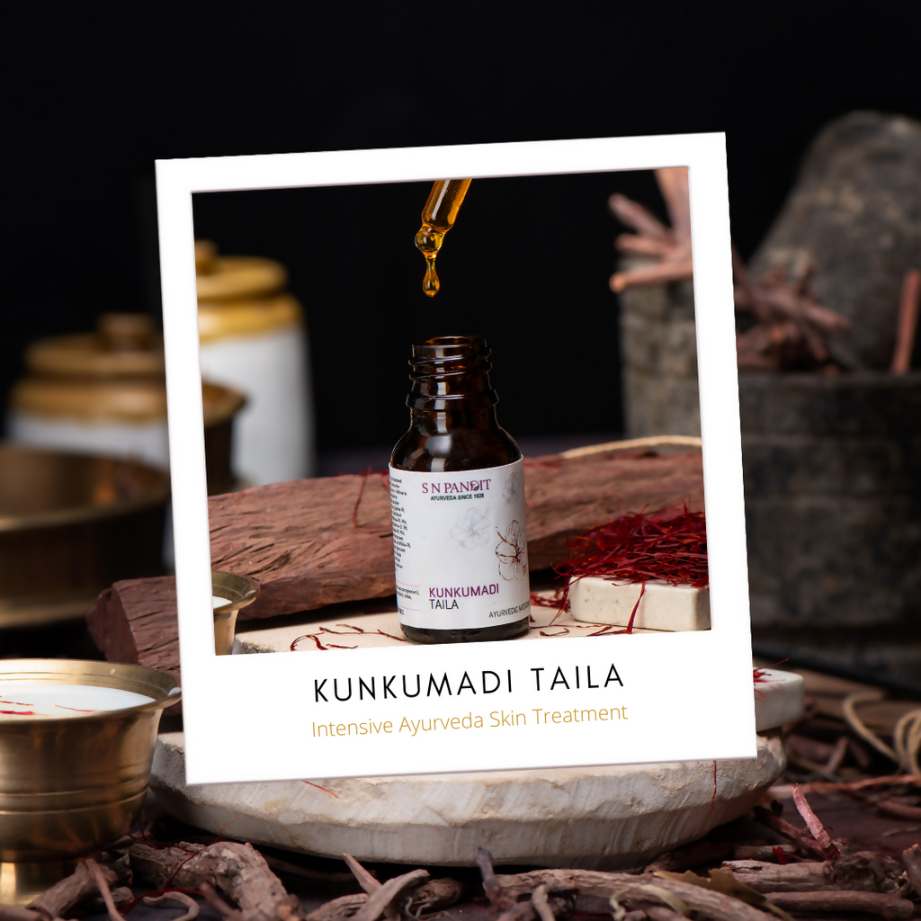 S N Pandit Ayurveda Kumkumadi Taila | Grocsy