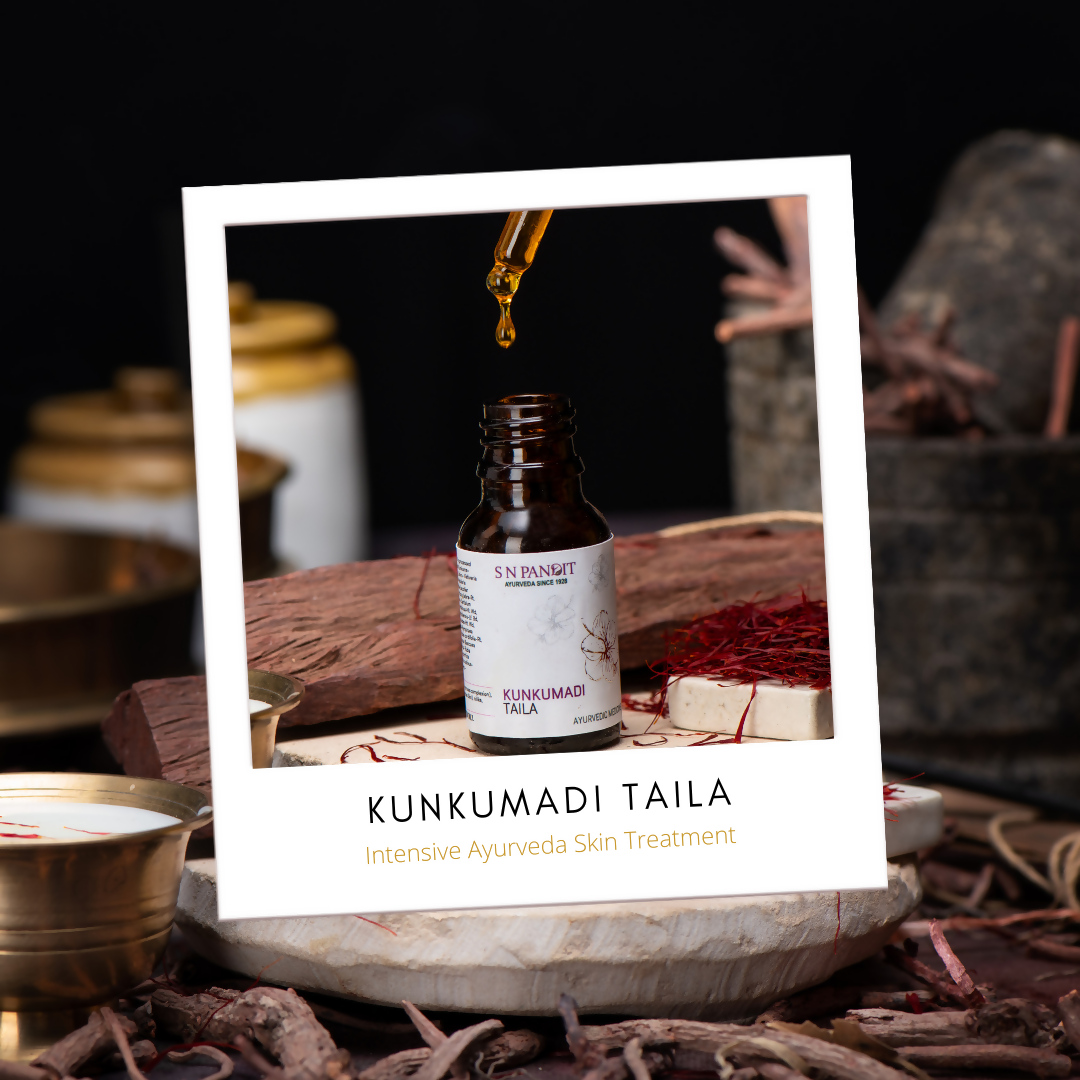 S N Pandit Ayurveda Kumkumadi Taila | Grocsy
