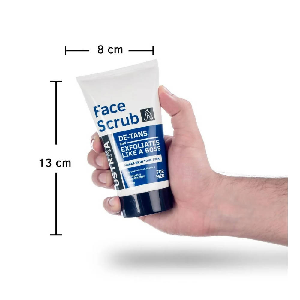 Ustraa De-Tans Face Scrub For Men | Grocsy