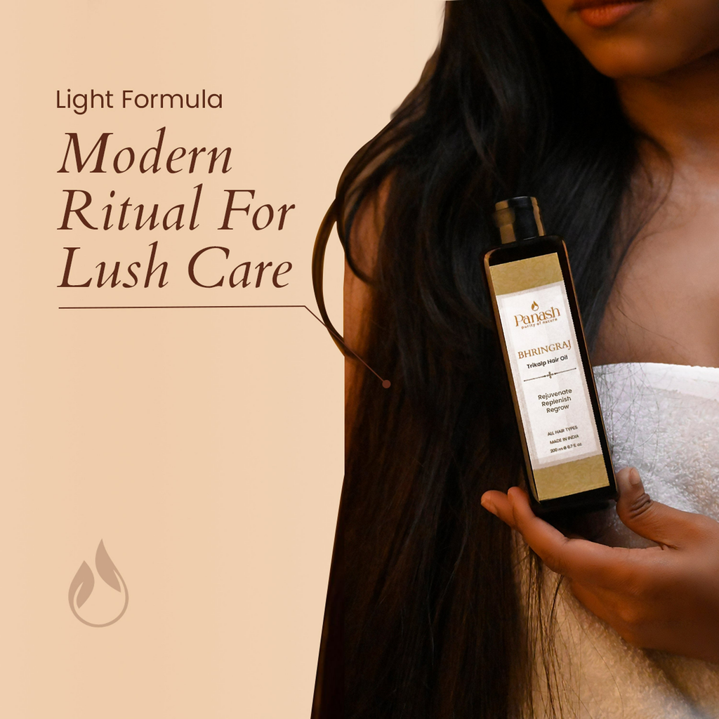 Panash Bhringraj Trikalp Hair Oil | Grocsy