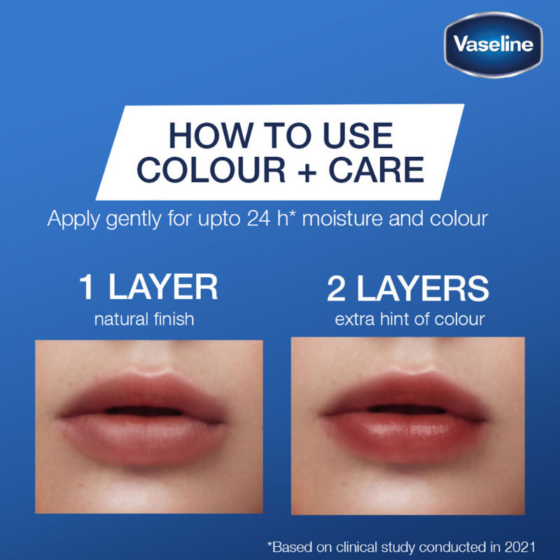 Vaseline Lip Care Colour + Care Tinted Lip Balm Stick - Mellow Rose | Grocsy