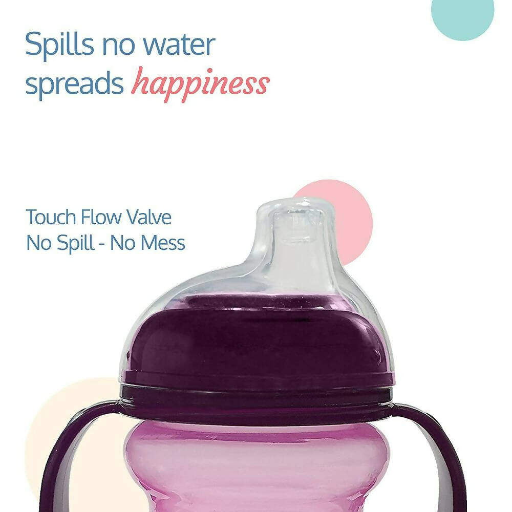 LuvLap Moby Little Spout Sipper for 6m+ (Purple) | Grocsy