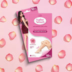 VI-JOHN Feather Touch Rose & Alevera Hair Removal Wax Strips for Normal Skin Praraben & Sulphate Free | Grocsy