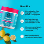 Chicnutrix Mighty Collagen Japanese Collagen Powder For Skin, Hair, Nails & Joints - Lemonade Flavor | Grocsy