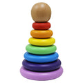 Matoyi Rainbow Colored Ring Stacker Toy For Kids | Grocsy