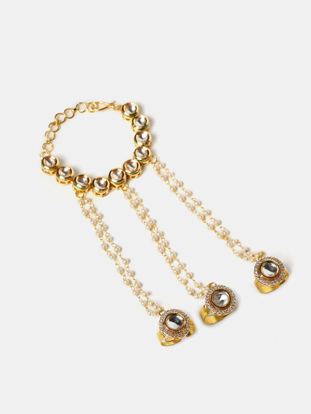 Ruby Raang Noor-E-Pearl Hand Harness | Grocsy