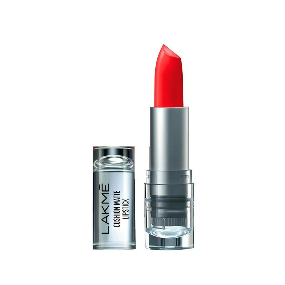 Lakme Cushion Matte Lipstick - Red Bomb Shell | Grocsy