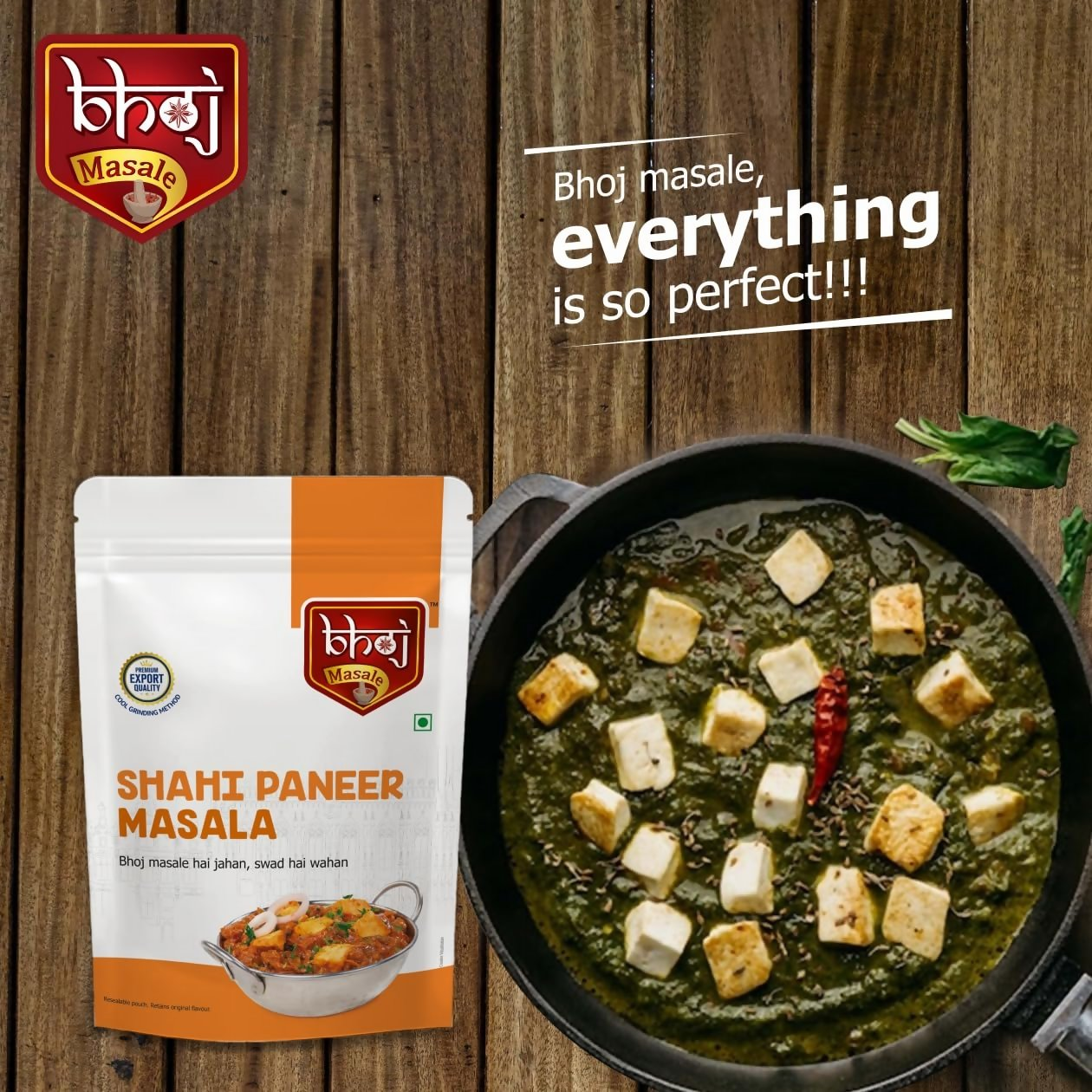 Bhoj Masale Shahi Paneer Masala Powder | Grocsy