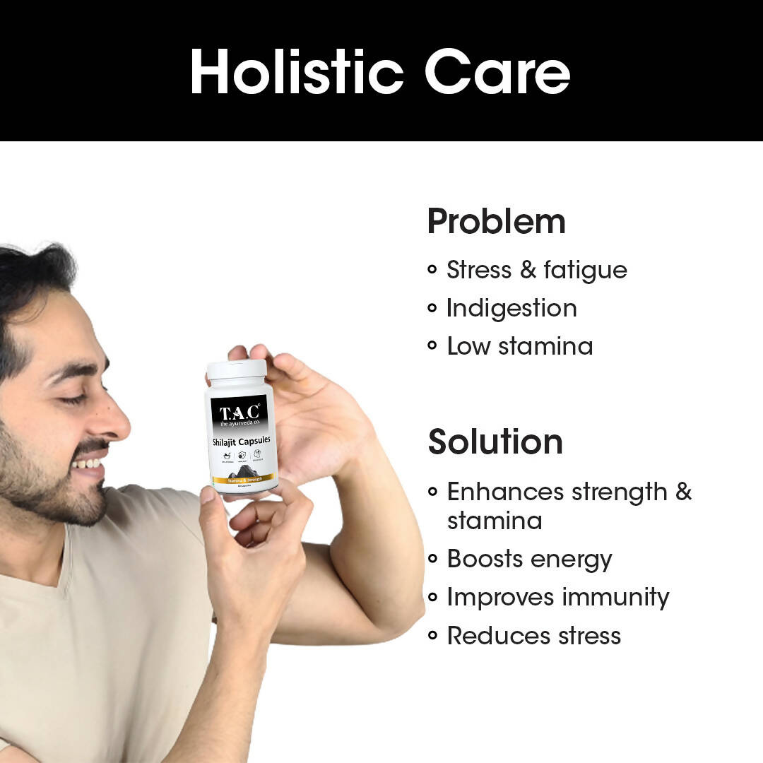 TAC - The Ayurveda Co. SJ Capsules for Men | Grocsy