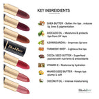 BlushBee Organic Beauty Lip Nourishing Vegan Lipstick - Wine Waltz | Grocsy