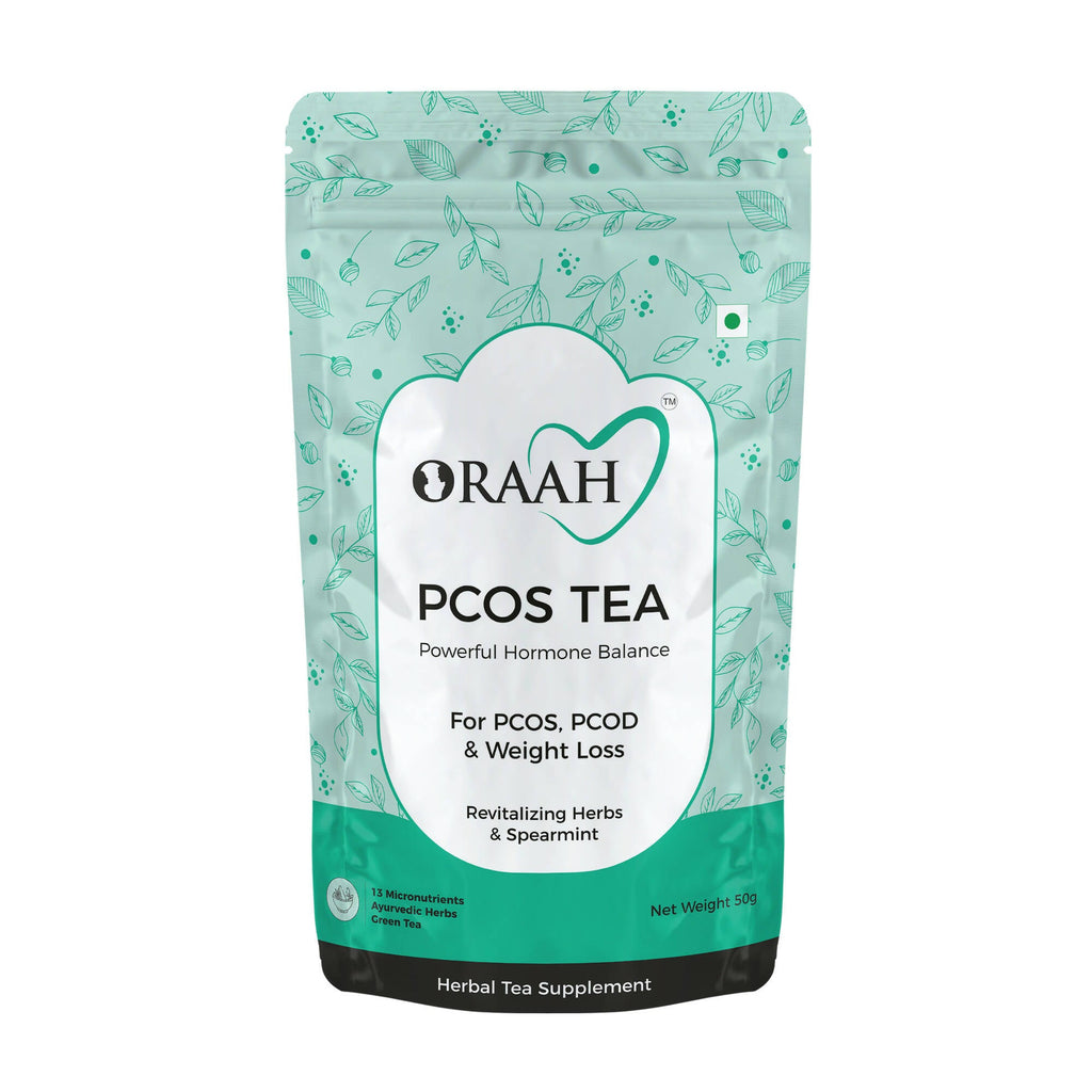 Oraah PCOS PCOD Care Combo (Spearmint Tea, Hair Removal Cream & Intimate Wipes) | Grocsy