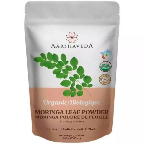 Aarshaveda Organic Moringa Powder | Grocsy