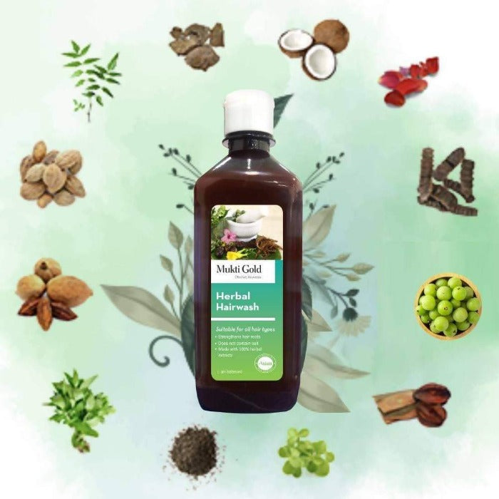 Jeevan Ras Mukti Gold Herbal Hairwash | Grocsy