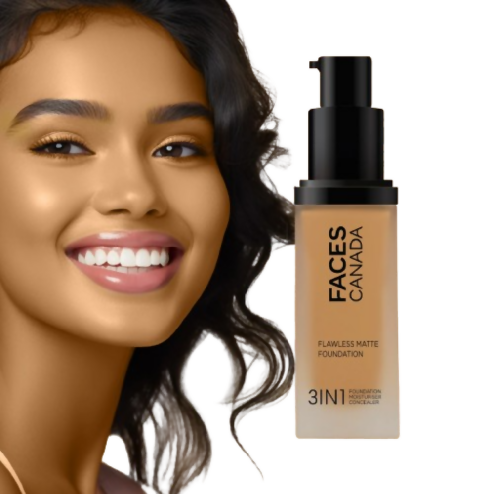 Faces Canada Flawless Matte Foundation - Warm Sand 042 | Grocsy