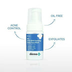 The Derma Co1% Hyaluronic Sunscreen Aqua Gel + 3% AHA+BHA Foaming Daily Face Wash | Grocsy