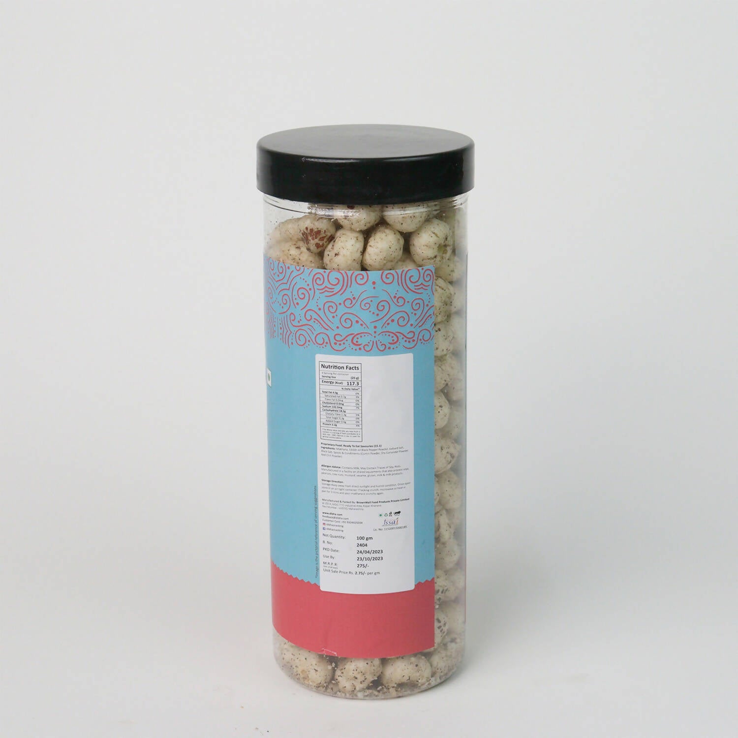 Dibha - Honest Snacking Salt & Pepper Makhana | Grocsy