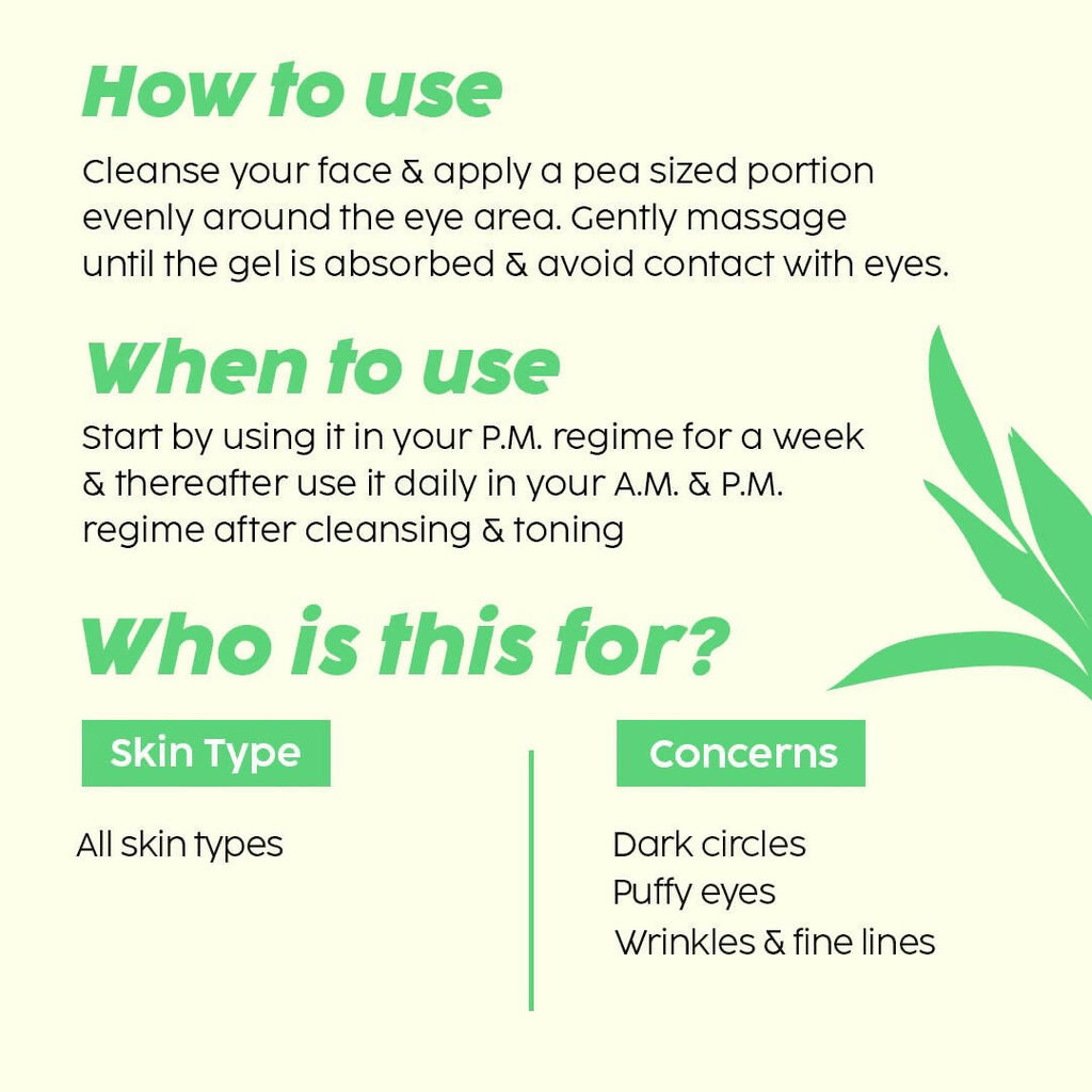 PLIX The Plant Fix Guava Fresh Under-Eye Gel | Grocsy