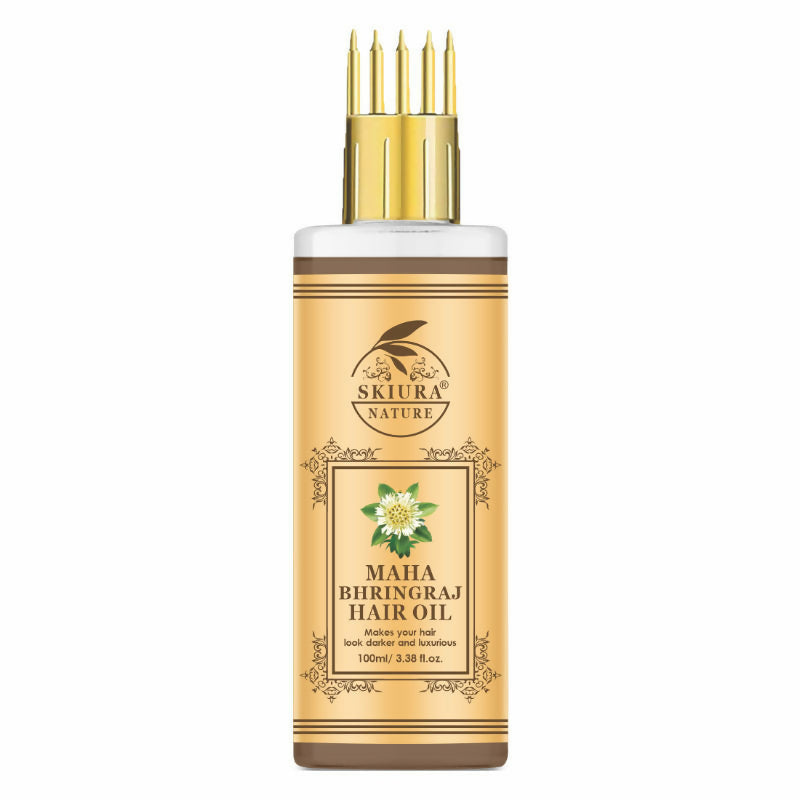 Skiura Nature Maha Bhringraj Hair Oil | Grocsy