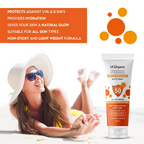 LA Organo Sunscreen Matte Finish All Day Cream SPF 50 PA+++ UVA/UVB Protection | Grocsy